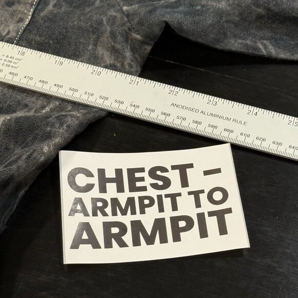 TheLees Button Down Gray Tie Dyes Long Sleeve Collared Shirt Mens Size Large - Picture 8 of 9